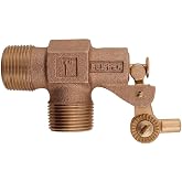 Watts ST1000 1" Bronze Standard Duty Float Valve Male NPT Machined Flange | Replaceable Seals Serrated Arms Machined Flange 125 Psi Maximum 180 Degrees F for AC Refrigeration and Irrigation Systems