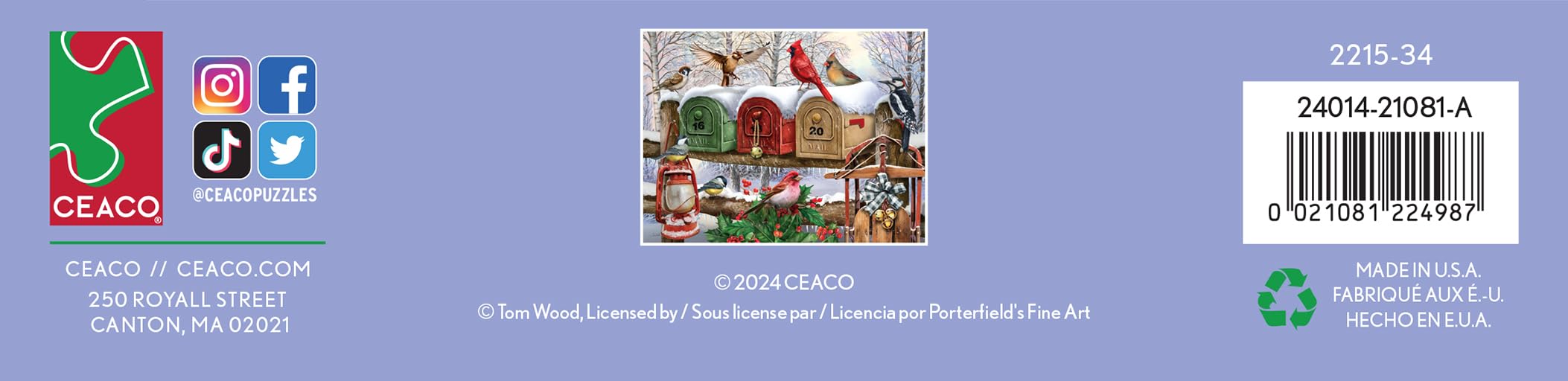 Ceaco - Winter's Promise - 300 Oversized Piece Jigsaw Puzzle