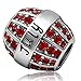 JMQJewelry Sister Grandma Granddaughter Charms For Bracelet Compatible with Pandora Bracelets Birthday Birthstone July Red