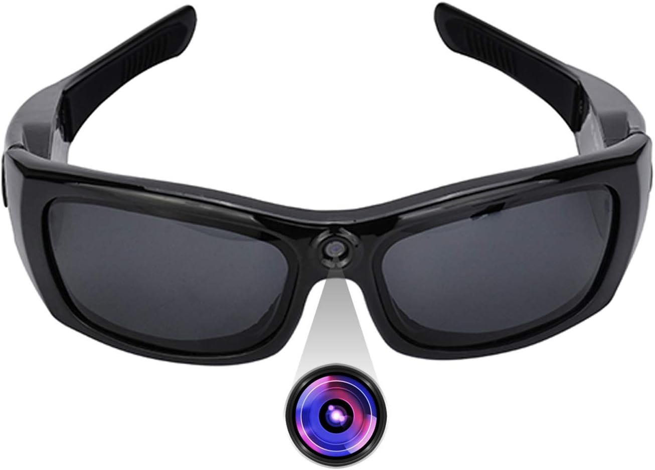 Bluetooth Sunglasses Camera, WHDSWL 1080P Mini Video Recorder Camera with UV Protection Polarized Lens, Great Convenient for Driving/Riding/Motorcycle and Outdoor Sports