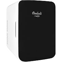 Cooluli 10L Mini Fridge for Bedroom - Car, Office Desk & College Dorm Room - 12v Portable Cooler & Warmer for Food…