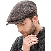 Mucros Weavers Irish Flat Cap for Men, Made in Ireland, 100% Irish Tweed, Green