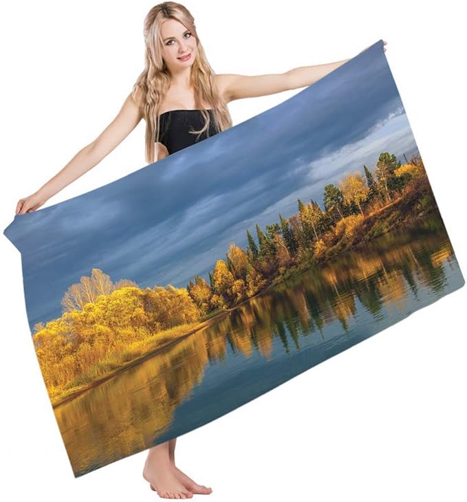 Toalla De Playa,Paños De Baño,Toalla Secado Rápido,Toallas De Baño