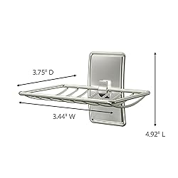 Command Soap Dish for Shower, Damage Free Hanging