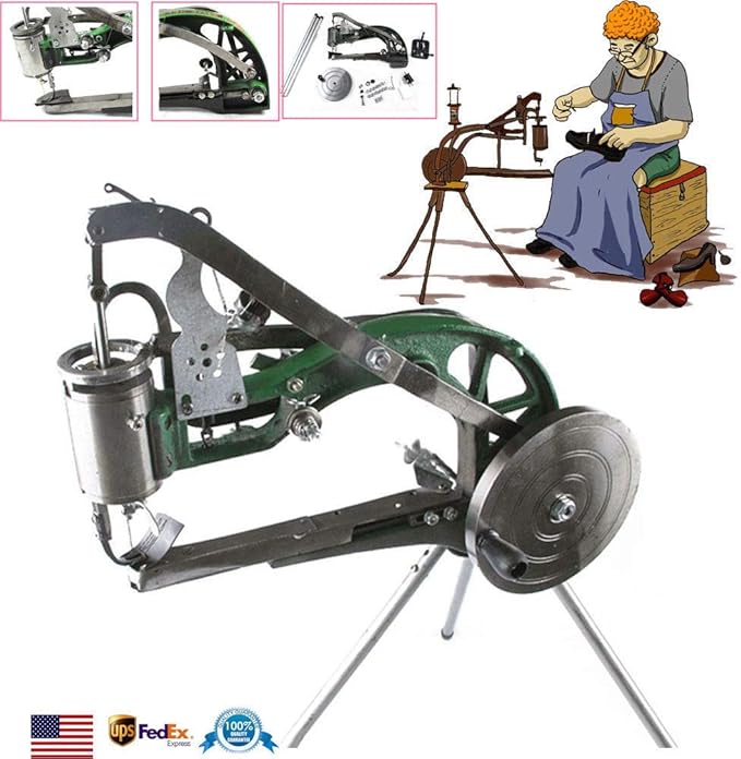 Shoes Repair Machine, Manual Shoe Mending Sewing Machine, Hand Cobbler