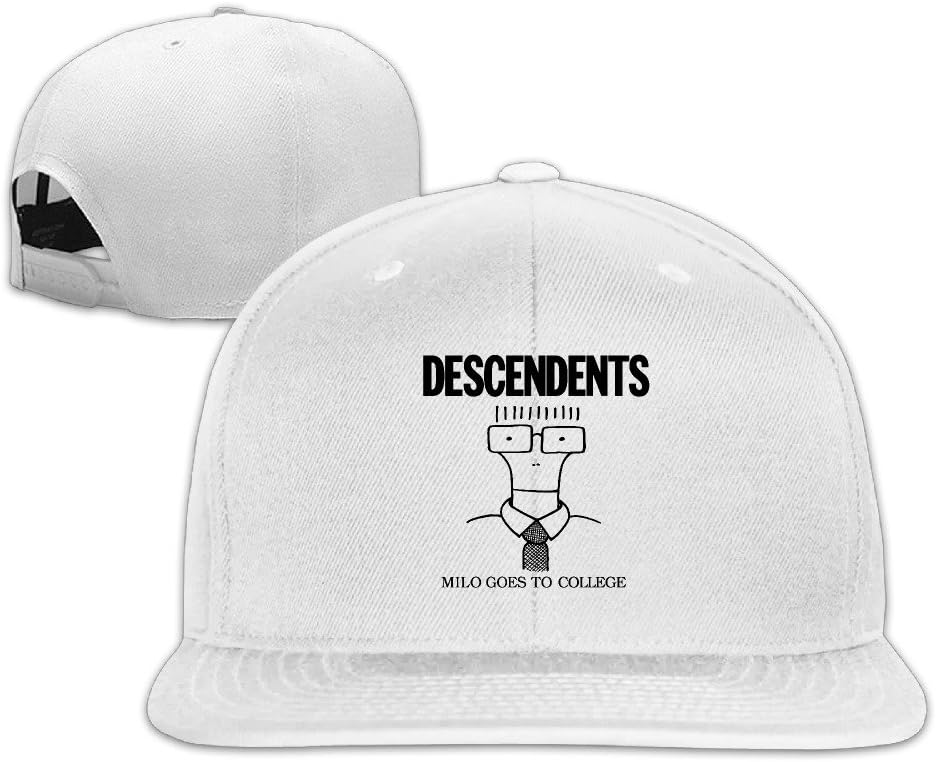 Baseball Hats Descendents Milo Goes To College Adjustable Flat Baseball Sports Cap