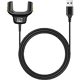 Sicimly TC51 TC56 Charger,for Zebra Scanner TC51 TC510 TC510K TC52 TC56 TC57,5.4V 3A Quick Charge with 6ft PDA Handheld Computer Scanner Cable (Replace CBL-TC51-USB1-01) and USB Data Transfer.