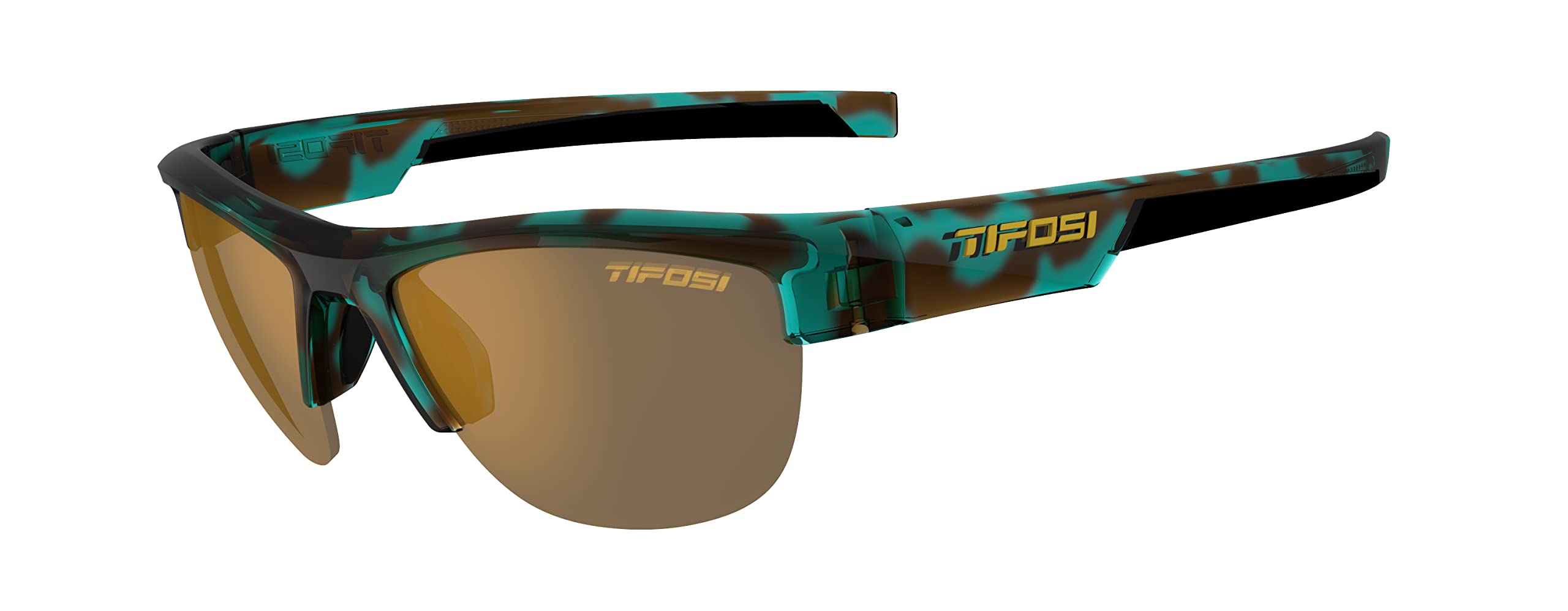 Tifosi STRIKEOUT CYCLING SUNGLASSES BLUE TORTOISE BROWN POLARIZED 2023
