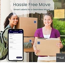 Mountain Stand Pack and Track Labels with Free App