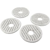 Vacumist 4-Pack Replacement Mop Cloths for Bissell SpinWave+ Cordless Vacuum 3764 37643 3887 3885 3898, Microfiber mop pads