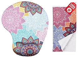 Ergonomic Design Mouse Pad with Wrist Rest Hand