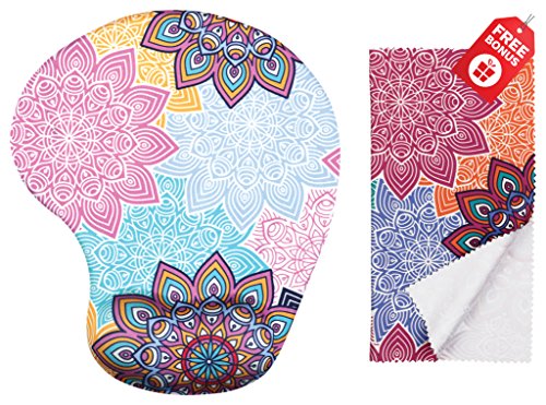 Ergonomic Design Mouse Pad with Wrist Rest Hand