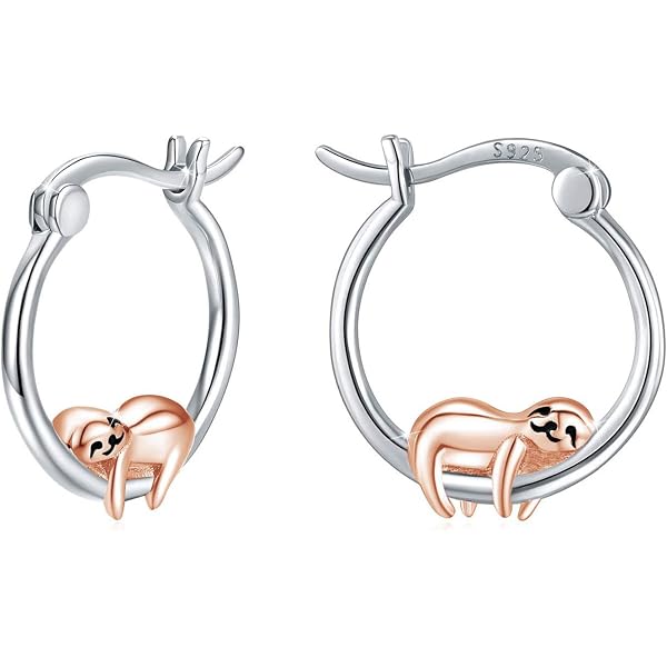 Kokoma Vintage Blue Daisy Flower Small Hoop Earrings For Women 925 Sterling Silver Daisy Huggie Hinged Hoops Cartilage Earrings Elegant Ear Jewelry Gifts For Birthday Party