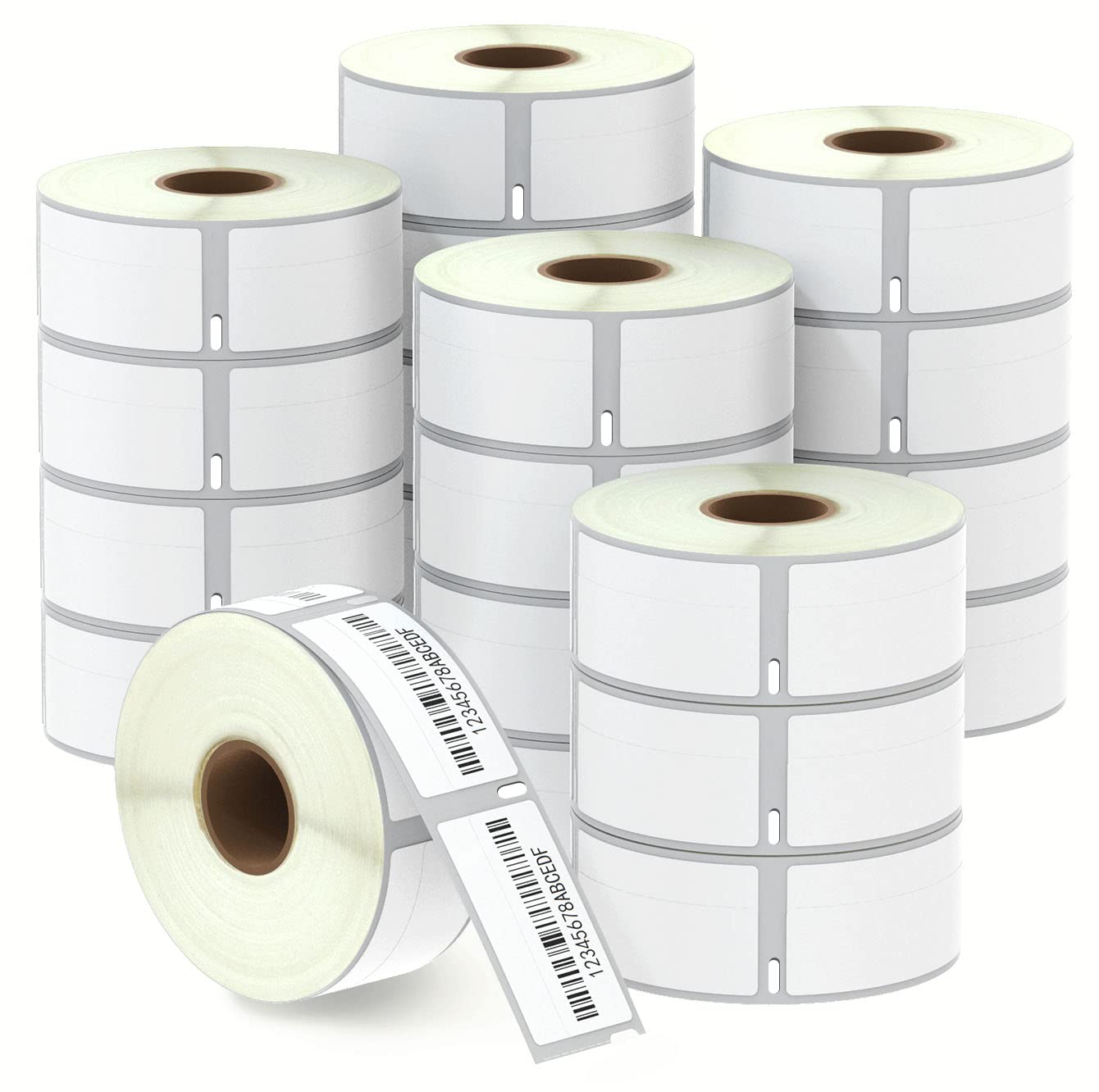 BETCKEY - 20 Rolls 11355 Self-Adhesive Labels Compatible with DYMO S0722550, 19mm x 51mm, 10000 Small Multi-Purpose Labels Compatible with DYMO LabelWriter 450, 4XL, NOT Fit 550 or 5XL
