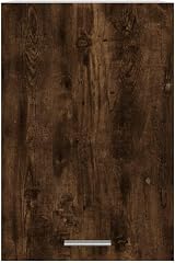 vidaXL Smoked Oak Hanging Cabinet Wall Mounted Kitchen Storage 39.5x31x60 cm view 6