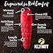 Klymit KSB Lightweight Mummy Sleeping Bag, 20°F Cold Weather Sleeping Bag for Camping, Hiking, and Backpacking, Red