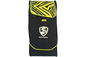 SG Ace Duffle Cricket Kitbag, Black/Yellow