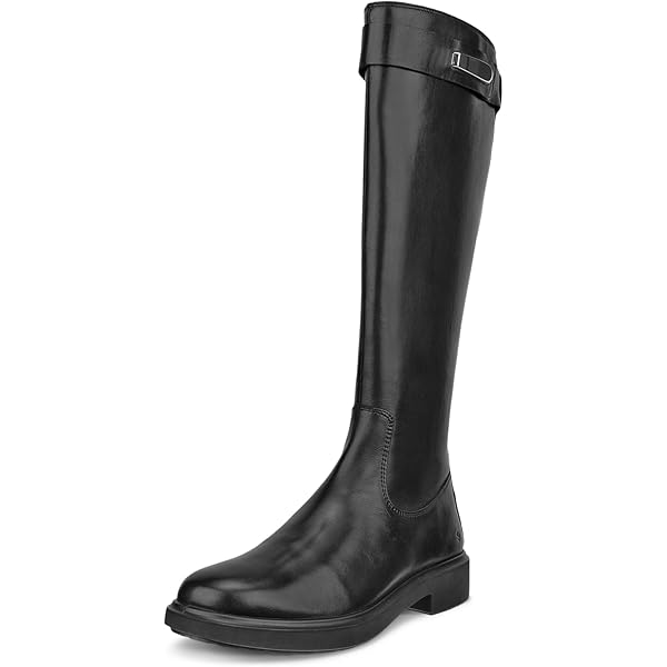 ECCO NOUVELLE MID PUFF LEA BOOTS ブラック ECCO Nouvelle ウィメンズ レザーレースアップブーツ | ブラック