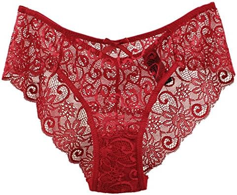 Alixyz Underwear, Women Lace Panties Transparent Comfort Breathable Plus Size S-XL