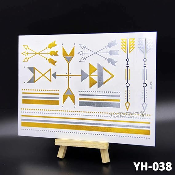 Amazon 防水一時的なタトゥーステッカーつる花バラ柄水転写アンダー胸胸部ショルダーボディアートフェイクタトゥー タトゥーシール 通販