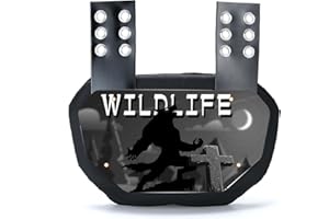 Fenduoer Football Back Plate,Lower Back Pads for Football Players,Rear Protector,High Impact Protection for Youth & Adult Sho