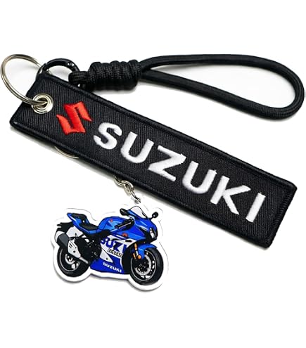 Amazon.com: Motorcycle Key Chain Embroidered Tag Automobile Car