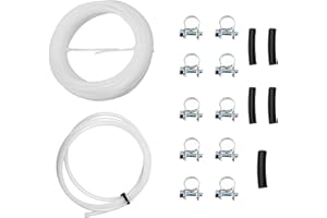 AQXMIOE Diesel Heater Fuel Line Fit for Webasto Eberspacher Chinese Diesel Parking Heater, Fuel Pipe Line Hose Clip Kit Tank Fuel Stand Pipe, Diesel Heater Accessories Parts Replace 89031118