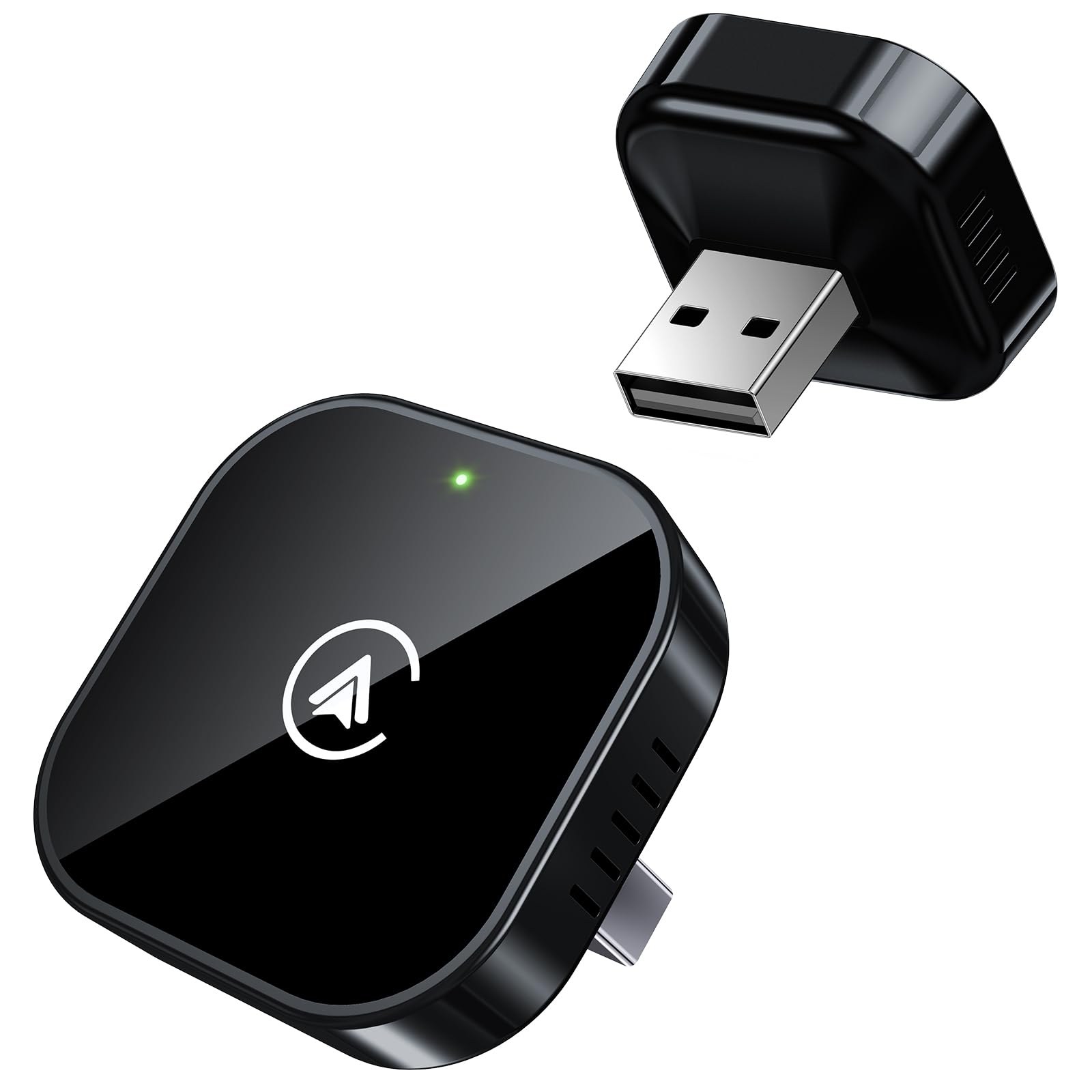 Photo 1 of Teeran 2 in 1 Wireless CarPlay and Android Auto Adapter, Easy Setup Plug and Play, Fast Seamless Use Supports 1000+ Car's with Built-in Wired Car Play/Android Auto, Compact Sleek Design Car Adapter