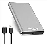 GUSMUBA External Hard Drive, Portable Hard Drive, USB 3.0 Data Cable, 2TB Hard Drive, Data Storage, Compatible with PC/Laptop
