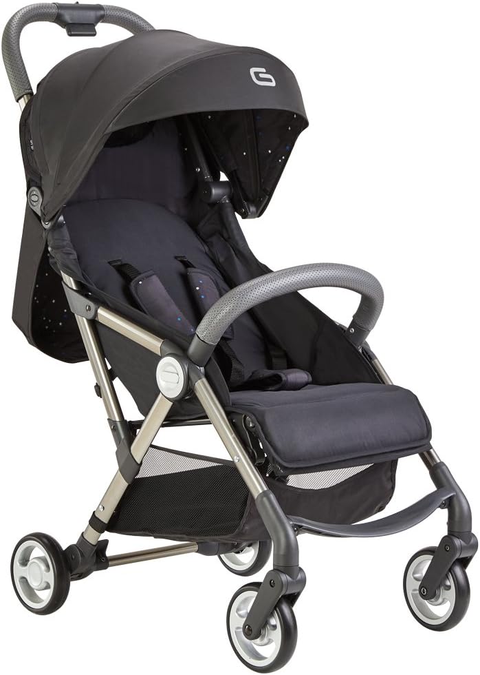 Bebamour Lightweight Baby Pushchair Carry On Flight Convertible Baby Stroller Compact Baby Pushchair Travel System (Black)