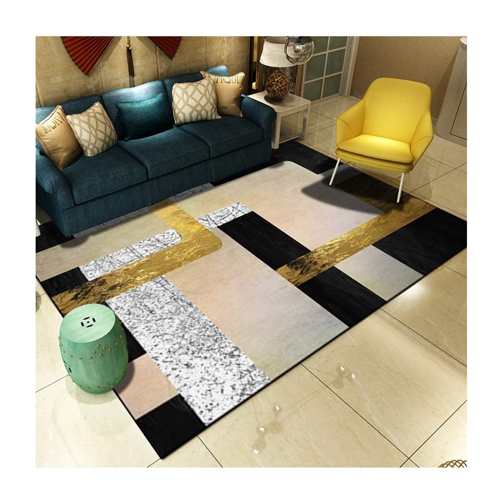 Coloré Vivant Pièce Sol Tapis Doux Chambre Tapis Court Pile