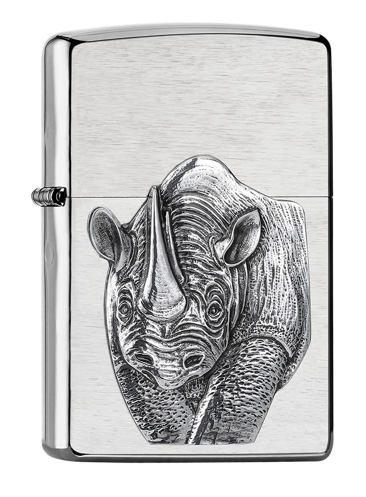 Zippo Lighter, Brushed Chrome, One Size — image 1