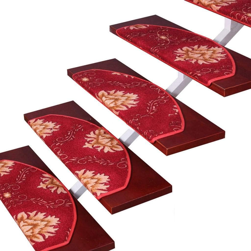 LOUTAB Thicken Carpet Stair Treads Protectors Pads NonSlip Rubber Backing Stair Tread Mats