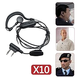 BAOFENG Walkie Talkie Earpiece with Mic 2 Pin K