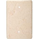 Stonique&reg; Stone Switchplate - Blank (Cameo)