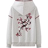 BEAUDRM Women's Plus Size Butterfly Graphic Hoodie Y2k Drawstring Long Sleeve Baggy Hooded Sweatshirt Fall Clothes