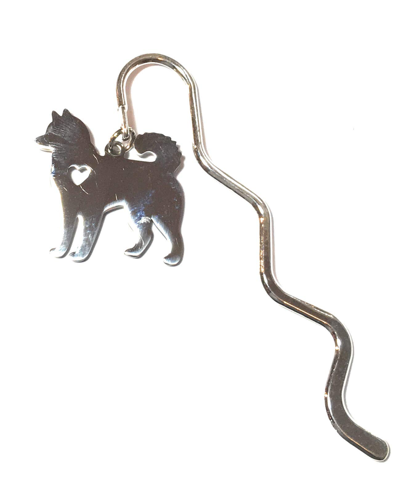 FizzyButton Gifts Husky Dog Puppy Mini Bookmark in Organza Gift Bag