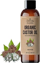Essican Purelife Organic Castor Oil Cold Pressed for Hair Growth Skin Nails view 1
