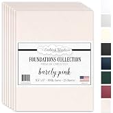 Cardstock Warehouse Foundation 25 Sheets, 8.5 x 11 80 lb, Pink Paper | Premium matte cardstock, Smooth finish, 100% recycled cardstock, Compatible with laser and inkjet printers,DIY &amp; die-cut