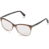 Eyeglasses Tom Ford FT 5514 050 dark brown/other, Transparent Brown, 54-15-140