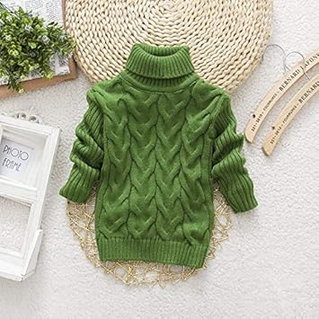 green baby sweater
