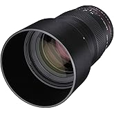 Rokinon 135mm F2.0 Telephoto Lens for Nikon with Chip
