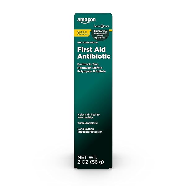 AMAZON BASIC CARE FIRST AID TRIPLE ANTIBIOTIC OINTMENT,...