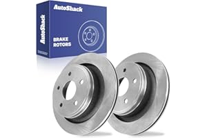 AUTO SHACK AutoShack Rear Brake Rotors | Replacement For 2002-2018 Ram 1500 2004-2009 Dodge Durango 2007-2009 Chrysler Aspen 3.0L 3.6L 3.7L 4.7L 5.7L 5.9L V6 V8 4WD RWD | 2-PC Set