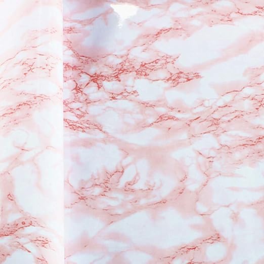 Amazon Com Moyishi Pink Granite Look Marble Gloss Film Vinyl Self