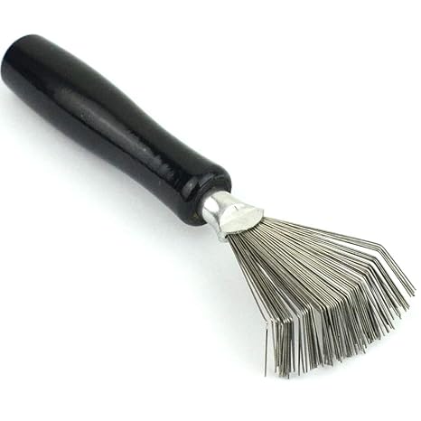 Bluple Hair Brush And Comb Cleaner With Wooden Handle Vacuum Cleaner Brush Roller And Clean Dog Brushmetal Wire Rake For For Easy Hair Dust Lint