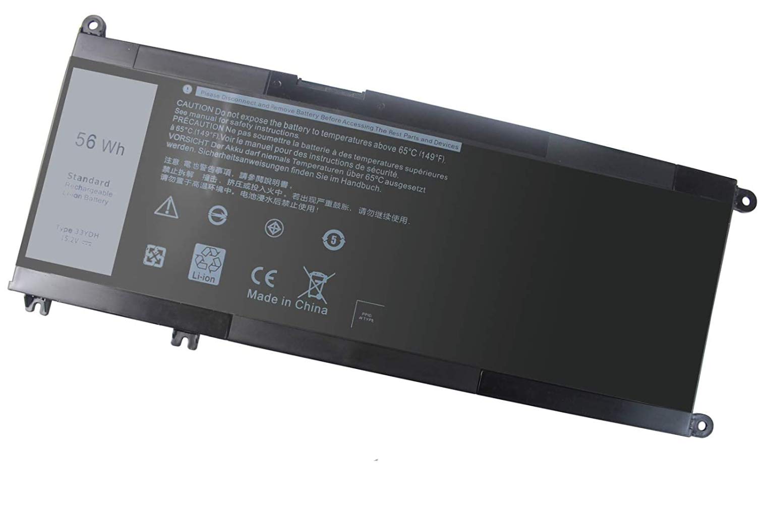 56WH 33YDH Laptop Battery for Dell Inspiron 17 7000 7778 7779 7786 7773 15 7577 G3 3579 3779 G5 5587 G7 7588 Latitude 13 3380 14 3490 15 3590 3580 PVHT1 P30E 81PF3 081PF3