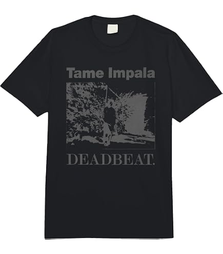 Amazon.com: Tame Impala Deadbeat White Outline Pullover Hoodie