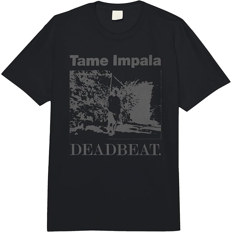 Tame Impala Deadbeat White Grid Photo Comfort Colors Adult
