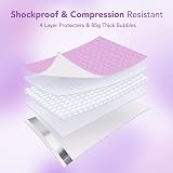 Switory 25pcs Padded Envelopes Purple Bubble Mailers 6x10 Waterproof view 6